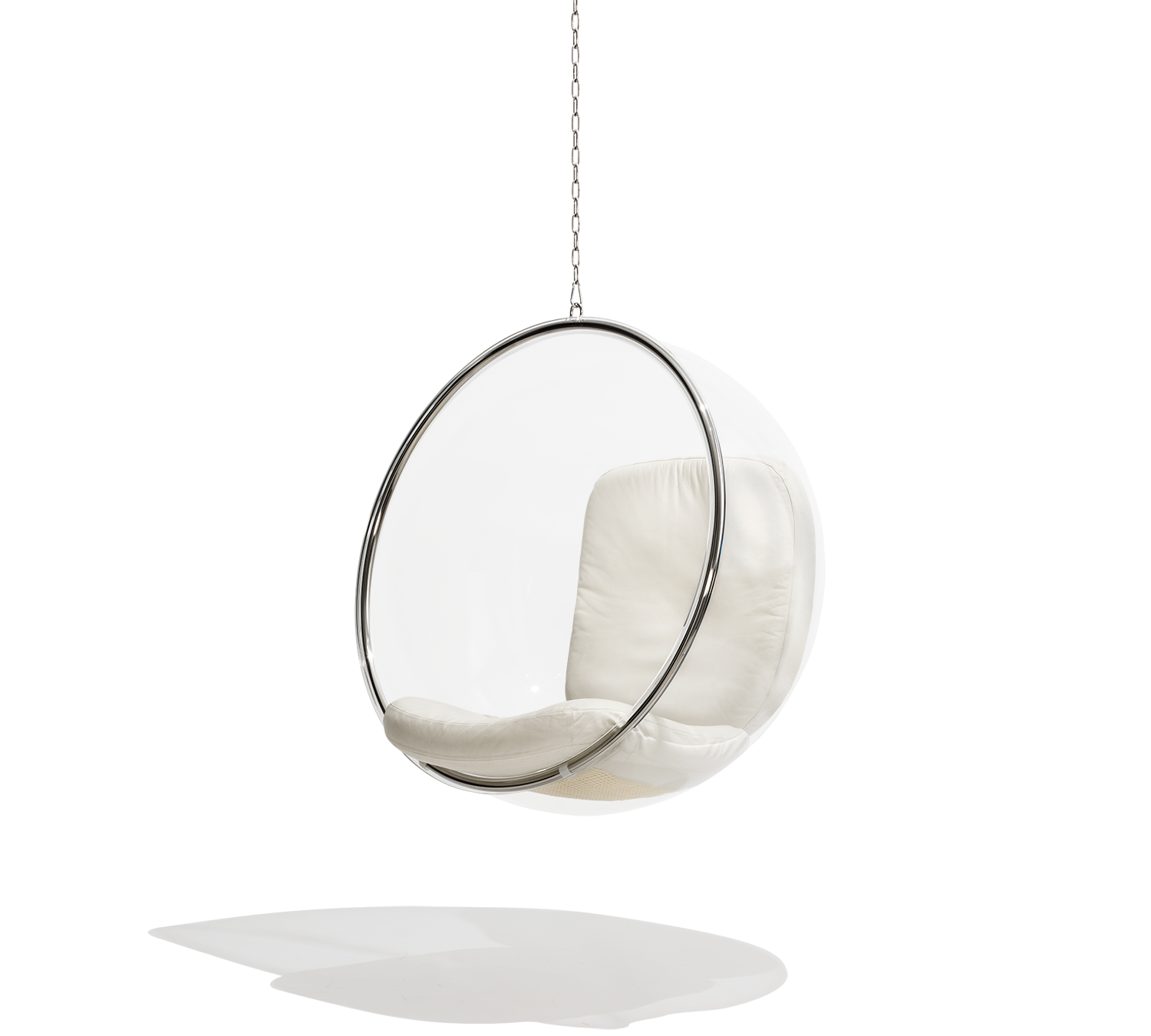 White bubble top chair