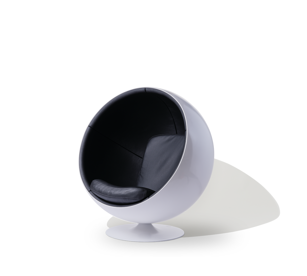 Leather Ball Chair